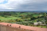 View from my B&B window in Siena — at Hotel Palazzo Di Valli.